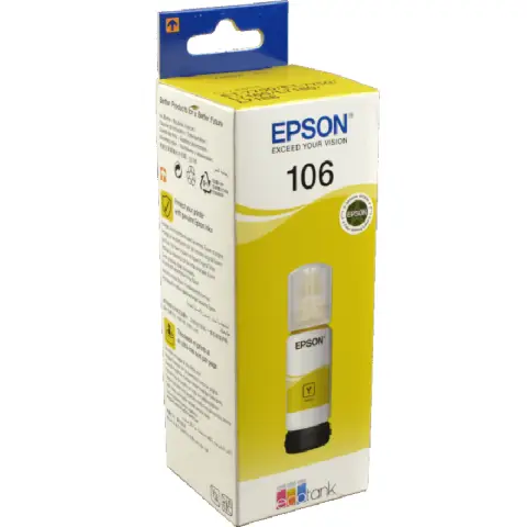 Epson 106 żółty - Tusza do Epson EcoTank ET-7700, ET-7750, L-7100, L-7160, L-7180